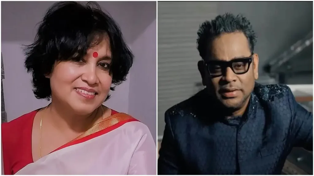 ఏఆర్ రెహ్మాన్ మ‌నోవేద‌న‌ను తప్పుబట్టిన తస్లిమా