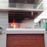 మాజీ మంత్రి జోగి రమేష్ ఇంటికి నిప్పు