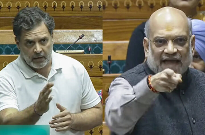 రైతుల ప్రయోజనాలపై రాహుల్, అమిత్ షా మాటల యుద్ధం