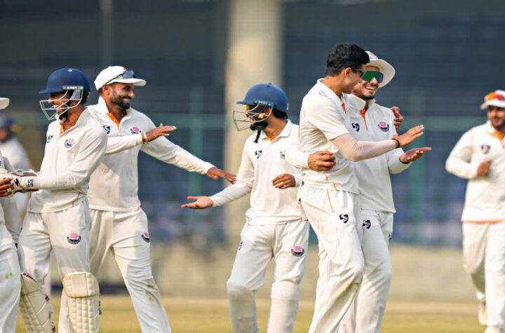 మొదటిసారి రంజీ ట్రోఫీ గెలుపొందిన జమ్మూ కాశ్మీర్