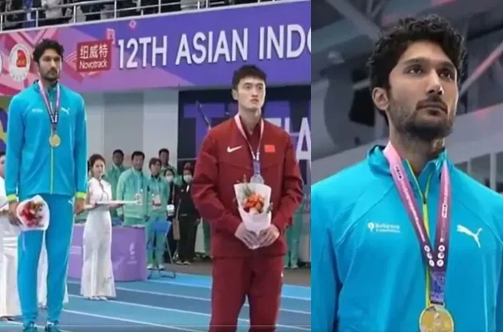 ఆసియా ఇండోర్ అథ్లెటిక్స్‌లో తేజస్విన్ శంకర్ కు స్వర్ణం