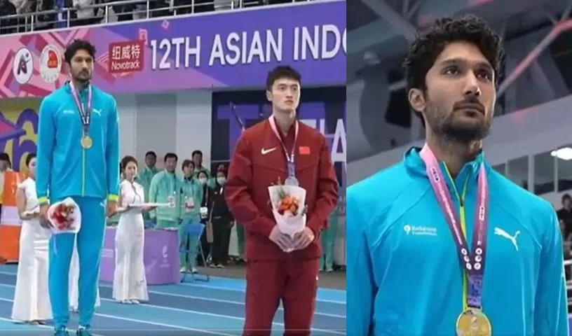 ఆసియా ఇండోర్ అథ్లెటిక్స్‌లో తేజస్విన్ శంకర్ కు స్వర్ణం