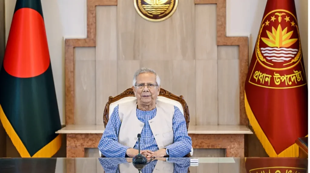 నిష్క్రమణ ప్రసంగంలో యూనస్ భారత్ ను రెచ్చగొట్టే వాఖ్యలు