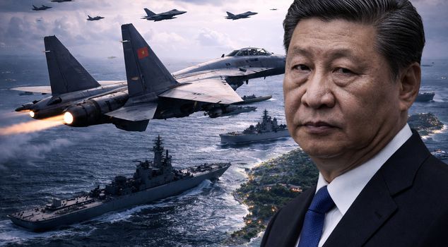 తైవాన్ వద్ద భారీగా చైనా యుద్ధ విమానాలు, నౌకల మోహరింపు