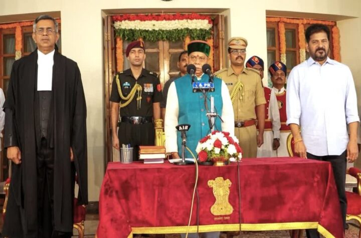 గవర్నర్​ గా ప్రమాణ స్వీకారం చేసిన శివప్రతాప్ శుక్లా