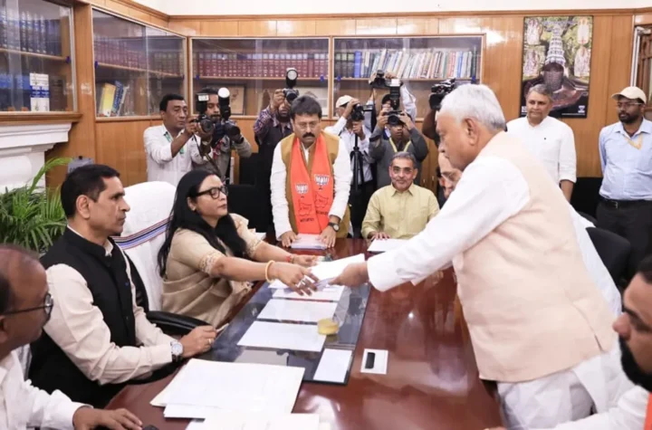 రాజ్యసభ అభ్యర్థిగా నీతీశ్ కుమార్ నామినేషన్