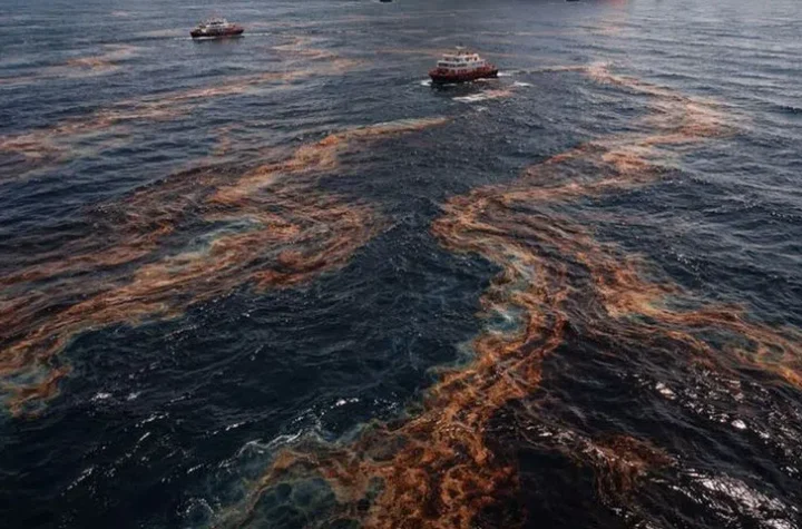 గల్ఫ్‌ ఆఫ్‌ మెక్సికోలో 600 కి.మీ మేర చమురు తెట్టు