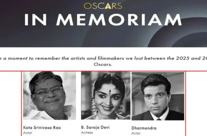 ఆస్కార్ వేదికపై భారతీయ సినీ దిగ్గజాలకు నివాళి