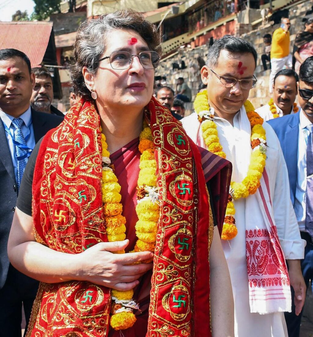 కాంగ్రెస్ అస్సాం ఎన్నికల ఇన్ ఛార్జ్ గా ప్రియాంకకు చుక్కెదురు