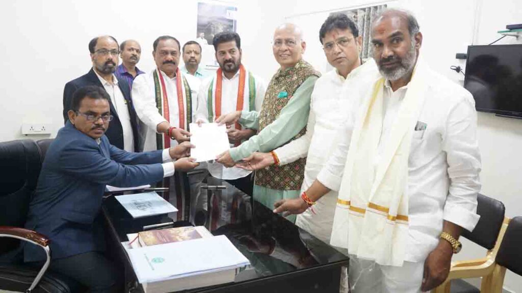 రాజ్యసభకు అభిషేక్‌ మనుసింఘ్వీ, నరేందర్‌రెడ్డి నామినేషన్‌