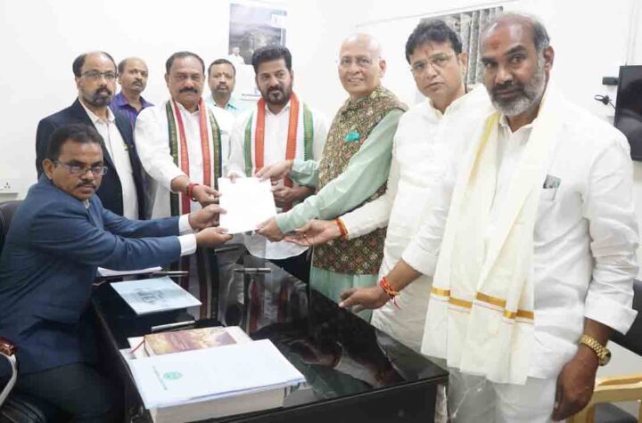 రాజ్యసభకు అభిషేక్‌ మనుసింఘ్వీ, నరేందర్‌రెడ్డి నామినేషన్‌