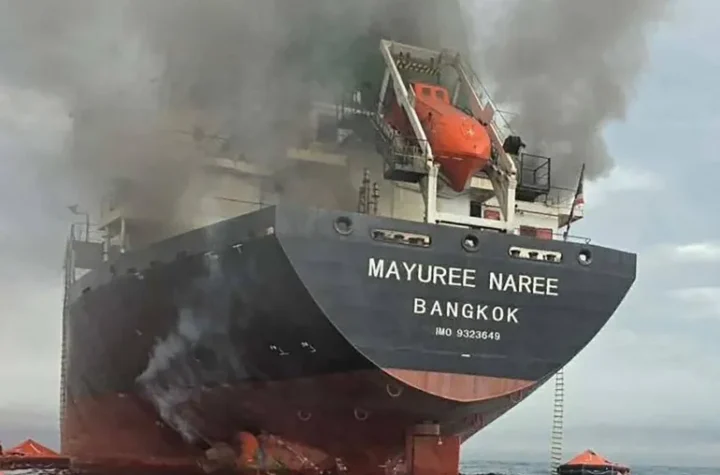 భారత్ వస్తున్న థాయ్ కార్గో షిప్‌పై దాడి .. ముగ్గురు గల్లంతు