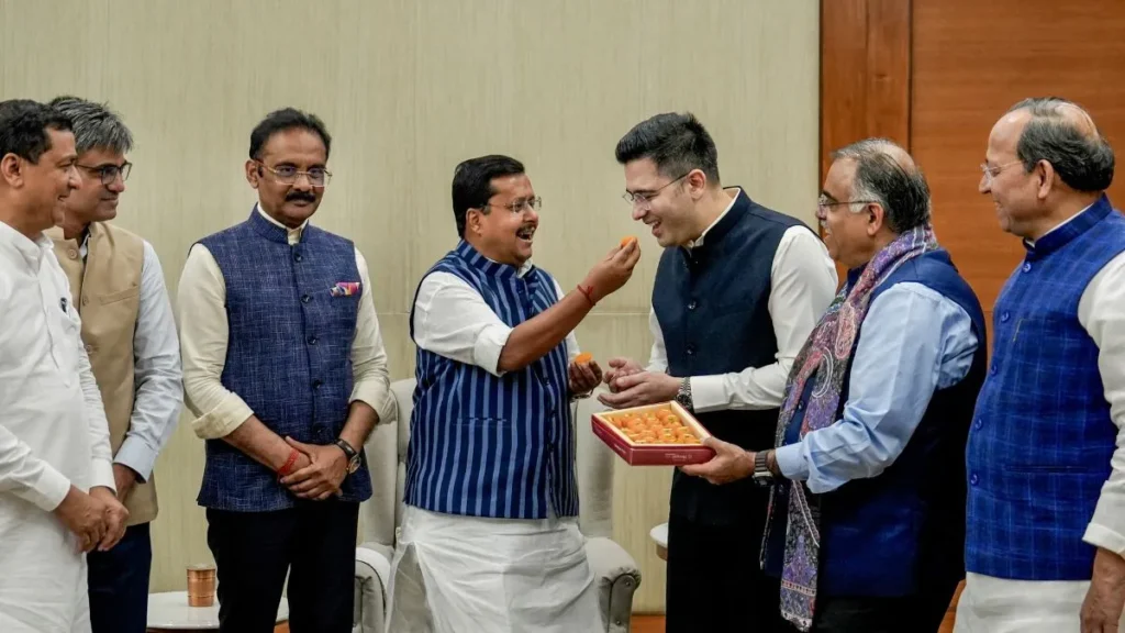 బీజేపీలో ఆప్ ఎంపీల విలీనాన్ని ఆమోదించిన రాజ్య‌స‌భ చైర్మెన్