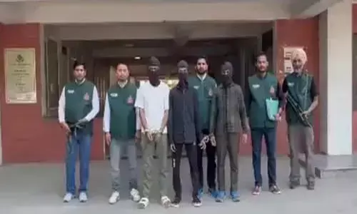 పేలుళ్లకు కుట్రలో నలుగురు ఉగ్రవాదులు అరెస్టు