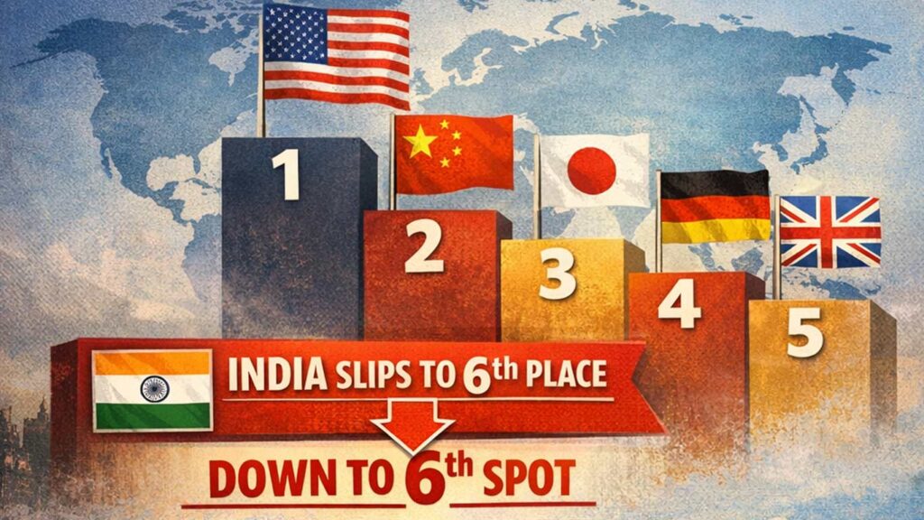 ప్రపంచ జీడీపీ ర్యాంకింగ్స్‌లో 6వ స్థానానికి భారత్