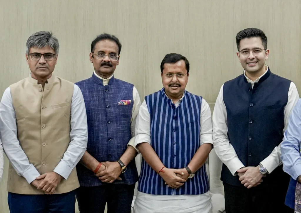 బీజేపీలో రాఘవ్ చద్దాతో సహా ఏడుగురు ఆప్ ఎంపీలు  