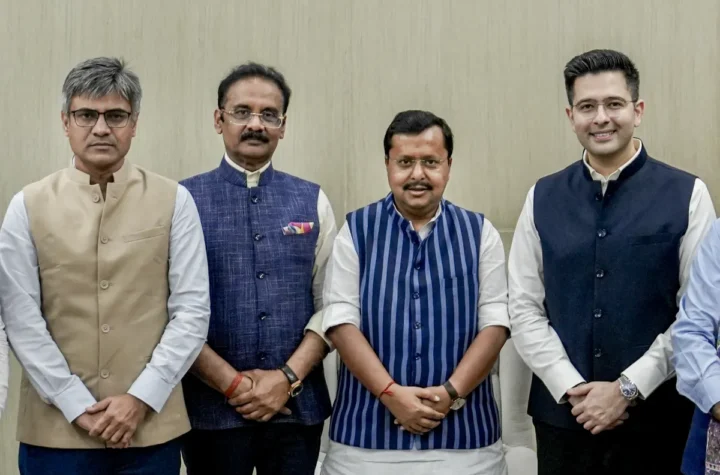 బీజేపీలో రాఘవ్ చద్దాతో సహా ఏడుగురు ఆప్ ఎంపీలు  