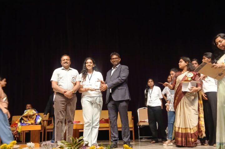 కేశవ్ కాలేజీ విద్యార్థికి జాతీయ స్థాయిలో ప్రశంసలు