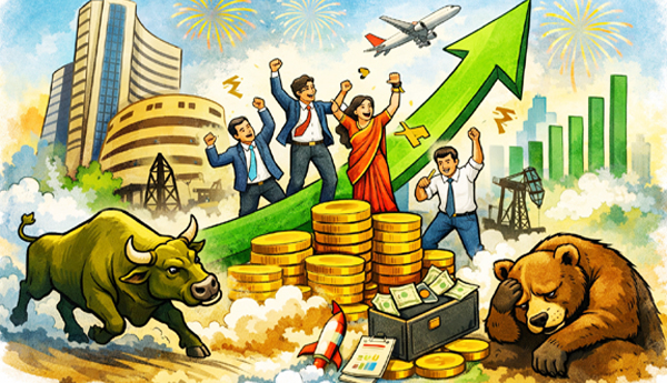 మళ్లీ లాభాల బాటలో దేశీయ స్టాక్‌ మార్కెట్లు