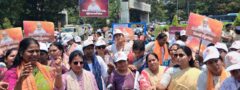 మహిళల సాధికారతకు మద్దతుగా బీజేపీ స్కూటీ ర్యాలీ