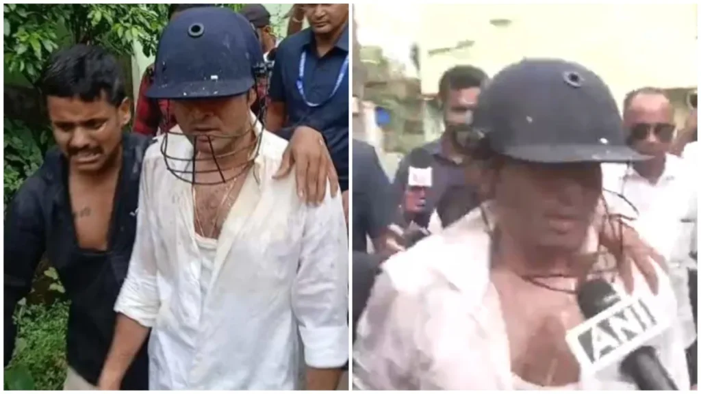 మమతా మేనల్లుడు అభిషేక్ పై రాళ్లు, చెప్పులు, కోడిగుడ్లతో దాడి
