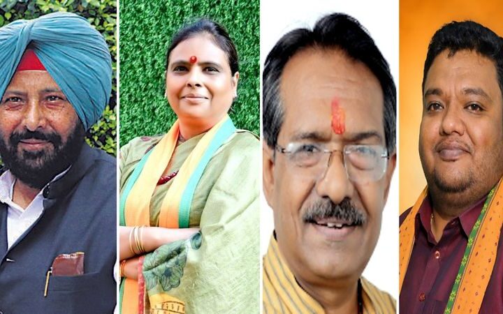 ఢిల్లీ, పంజాబ్, హర్యానా, త్రిపురాలల్లో బిజెపికి కొత్త అధ్యక్షులు