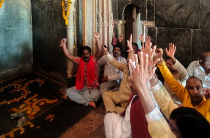హైకోర్టు తీర్పుతో భోజ్‌శాల సముదాయంలో విశేషంగా పూజలు!