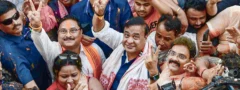 అస్సాంలో మొదటిసారి సంపూర్ణ ఆధిక్యతలో బీజేపీ నూతన చరిత్ర 