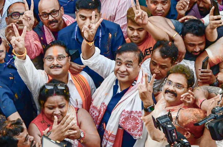 అస్సాంలో మొదటిసారి సంపూర్ణ ఆధిక్యతలో బీజేపీ నూతన చరిత్ర 