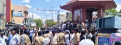 కడపలో టిప్పు సుల్తాన్‌ విగ్రహ ఏర్పాటు పనులపై ఉద్రిక్తత