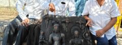 సిద్దిపేట జిల్లాలో కాకతీయ గణపతిదేవుని శిల్పం గుర్తింపు