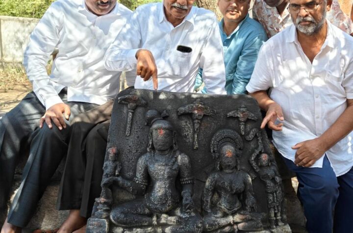 సిద్దిపేట జిల్లాలో కాకతీయ గణపతిదేవుని శిల్పం గుర్తింపు