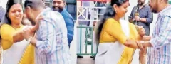 మహిళా ఎమ్మెల్యేను బలవంతంగా హగ్ చేసుకోబోయిన కాంగ్రెస్ నేత 