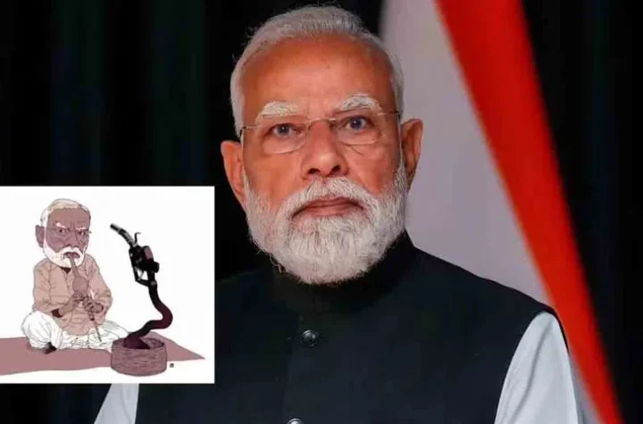 మోదీని పాములవాడిగా చూపిన నార్వే జాత్యహంకార కార్టూన్‌!