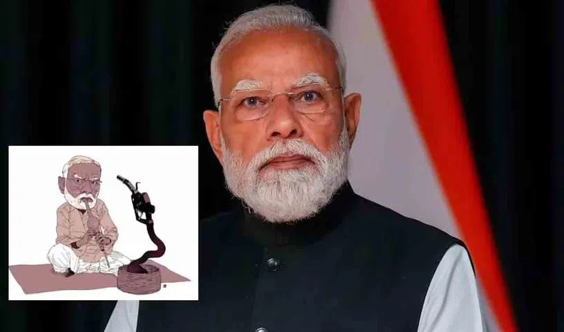 మోదీని పాములవాడిగా చూపిన నార్వే జాత్యహంకార కార్టూన్‌!