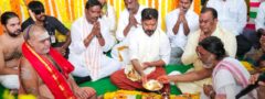 యాదగిరిగుట్టలో రూ.100 కోట్లతో పనులకు సీఎం శంకుస్థాపన