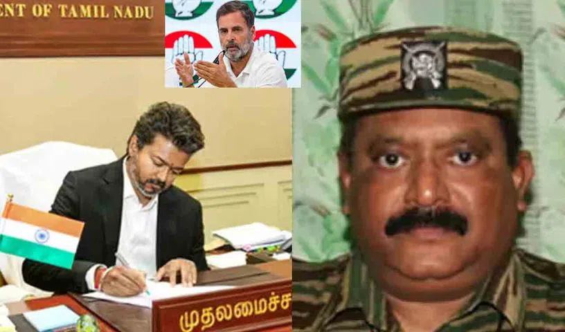 ఎల్టీటీఈ మాజీ నేతకు నివాళులతో వివాదంలో సీఎం విజయ్