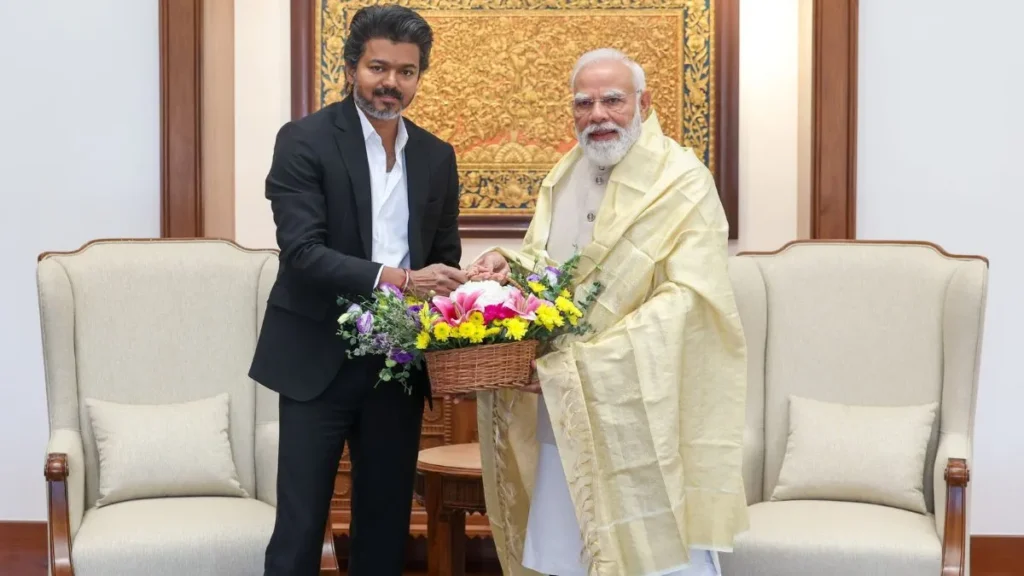 ప్రధాని మోదీని కలిసిన తమిళనాడు సీఎం విజయ్