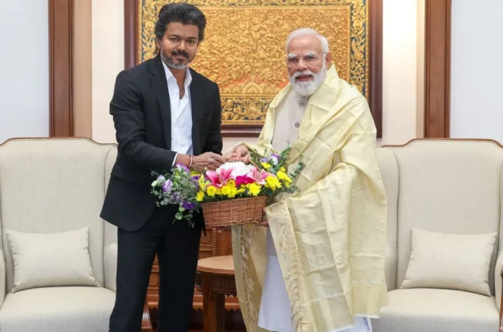 ప్రధాని మోదీని కలిసిన తమిళనాడు సీఎం విజయ్