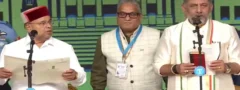 కర్ణాటకలో కొలువుదీరిన శివకుమార్ ప్రభుత్వం