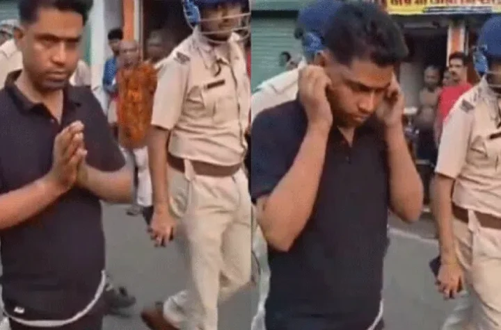 బెంగాల్‌లో టిఎంసి నేత జహంగీర్‌ఖాన్‌ నిక్కరుపై ఊరేగింపు