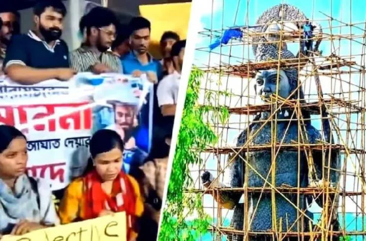 బంగ్లాలో ఇస్లాం సంస్థల హెచ్చరికలతో ఆగిపోయిన రాముడి విగ్రహం 