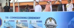 భారత నౌకాదళంలోకి మూడు స్వదేశీ నౌకలు 