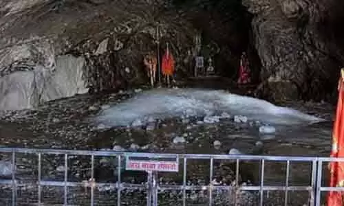 ఐదు రోజులకే కరిగిపోయిన మహా హిమశివలింగం 