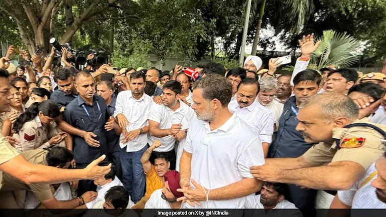 సొంత ఎంపీలను అబద్దాలతో ప్రధాని నివాసం వద్దకు తీసుకొచ్చిన రాహుల్ 