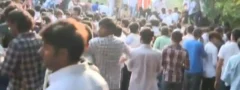 ఢిల్లీలోని జార్ఖండ్ భవన్ ఎదుట ఎబివిపి నిరసన