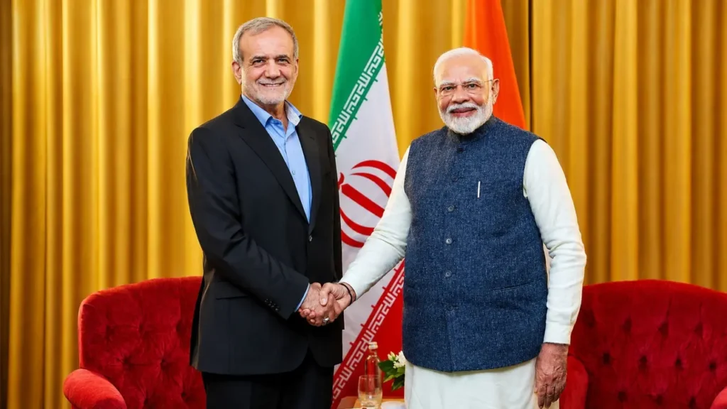 ఇరాన్ అధ్యక్షుడు పెజెష్కియన్‌తో ప్రధాని మోదీ భేటీ