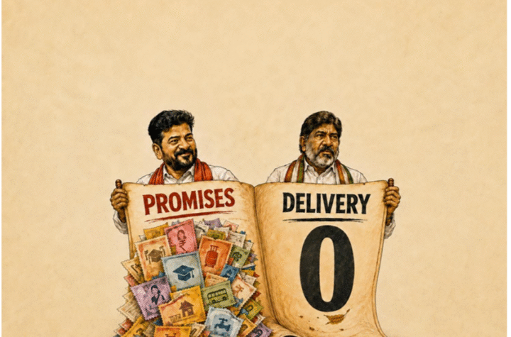 1,000 రోజుల్లో రేవంత్ రెడ్డి చెప్పింది 1,000 అబద్ధాలు మాత్రమే