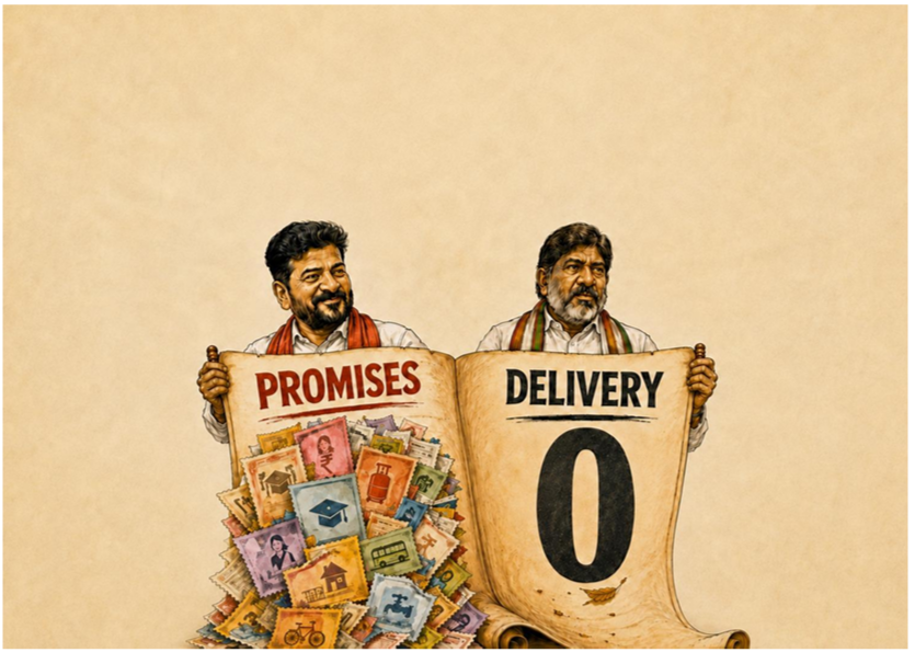 1,000 రోజుల్లో రేవంత్ రెడ్డి 1,000 అబద్ధాలు