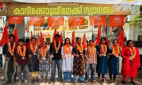 ఎబివిపి వామపక్షాల కంచుకోటను బద్దలు కొట్టిన ఎబివిపి 